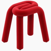 Mustache Big-Game Bold Stool Orange