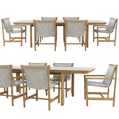 Amanu Table and Chair by Tribu