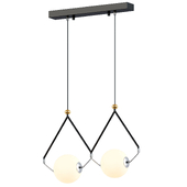 Black or gold led chandelier dining room coffee shop modern long pendant lamp bar multi head hanging down lights