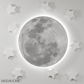 Светильник ночник подвесной Луна Masaihome