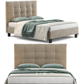 Comfort semi double beige bed