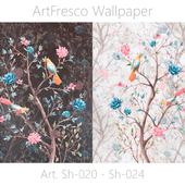 ArtFresco Wallpaper - Дизайнерские бесшовные фотообои Art. Sh-020 - Sh024 OM