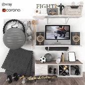 black and gray and brown sport set - home gym
