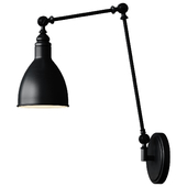 Adjustable Arm 1-Light Wall Sconce бра,настенный светильник