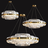 Tiered Crystal LED Chandelier