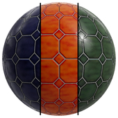 FB174 Pool mosaic ceramic glass tiles | 3 mat | 4k | seamless | PBR