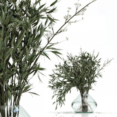 Green Branch in vase - Bouquet 007