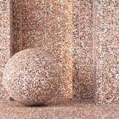 4 Chips Macro Terracotta Porcelain Tile Texture 4k ( 4 Color ) Seamless - Tileable