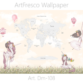 ArtFresco Wallpaper - Дизайнерские бесшовные фотообои Art. Dm-108 OM