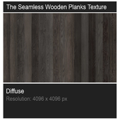The Seamless Wooden Planks Texture