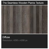 The Seamless Wooden Planks Texture