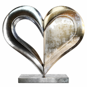 Абстрактная скульптура Сердце AS-009
