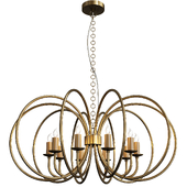 golden rings chandelier