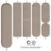 Partitions "Wood Rattan"