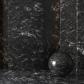 Black Marble Material 32 (Seamless - Tileable)