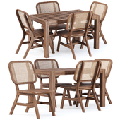 Outdoor garden furniture set_v08 / Garden furniture set