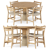 Carl Hansen furniture set_v15 / Garden furniture set