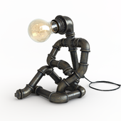 Table lamp Robot thinker