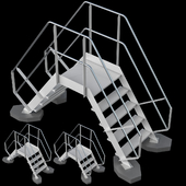 Строительная лестница / Construction ladder stair