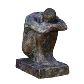 Sitting Man Sculpture