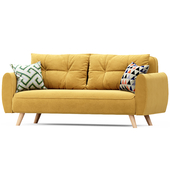 Beatrix Yellow раскладной диван