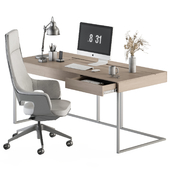 Home Office white and Wood Table - Office Furniture 280