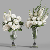 Flower Set 023 White bouquet