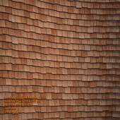 Shingles wooden fassade / roof