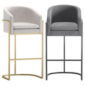 Bar and Semi Bar Stools San Francisco by Cazarina Interiors 3 Colors Version