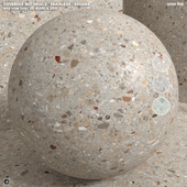 Material (seamless) - stone terrazzo quartzite set 180