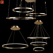Designer chandeliers ARTEMISIA 1/3/3 rings