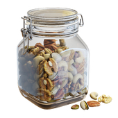 Food Set 19 / Fido Jar with Mixed Nuts