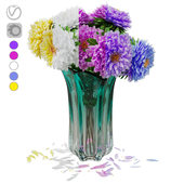 Bouquet of asters in a vase VAGABOND