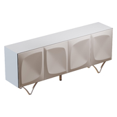 Chest of drawers White Orchid Rectangular