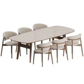 Oleandro Dinning Set 02 by Calligaris