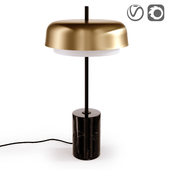Direct lamp made of metal and marble, Clepsos