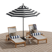 Beach Lounge Outdoor Set 20