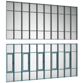 Витражные алюминиевые окна / Stained aluminum windows