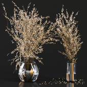Bouquet Collection 05 - Linen Chest Herringbone in Glass Vases