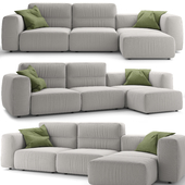 Marenelli Home Manhattan Piping Sofa