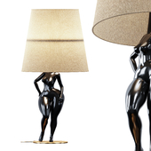 Hommer human lampshade Table lamp Collection Pose01