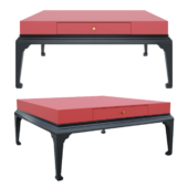 Coffee table Chinese Red Surprise Table 110х110 h50
