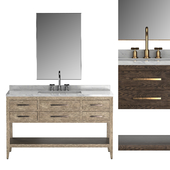 SINGLE EXTRA-WIDE WASHSTAND