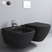Happy D.2 Toilet wall mounted Duravit Rimless
