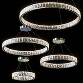 Pendant chandeliers Fabrizia Diamond by GLCrystal ⌀40cm ⌀60cm ⌀80cm ⌀100cm ⌀120cm