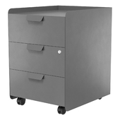 TROTTEN TROTTEN - Cabinet with 3 drawers on wheels