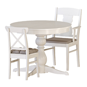 IKEA INGATORP Table And Chairs set 2