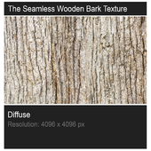 The Seamless Wooden Bark Texture