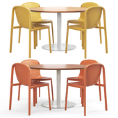 Decade Chair Easy 48in Dining Table