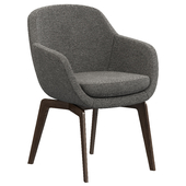 Minotti Belt dining chair